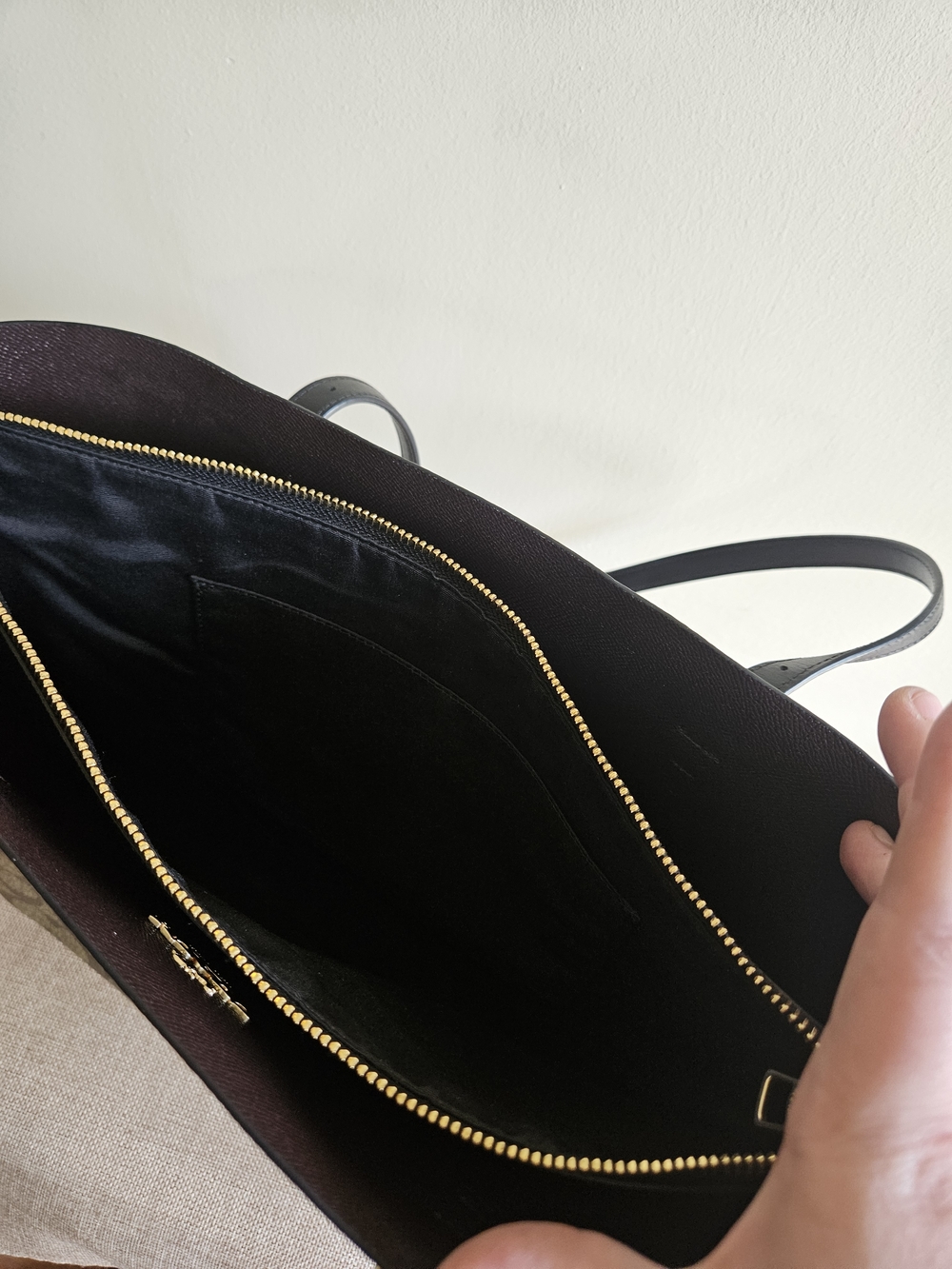 Coach Mollie Signature Canvas Tote W/Checkbook Wallet - Picture 14 of 16